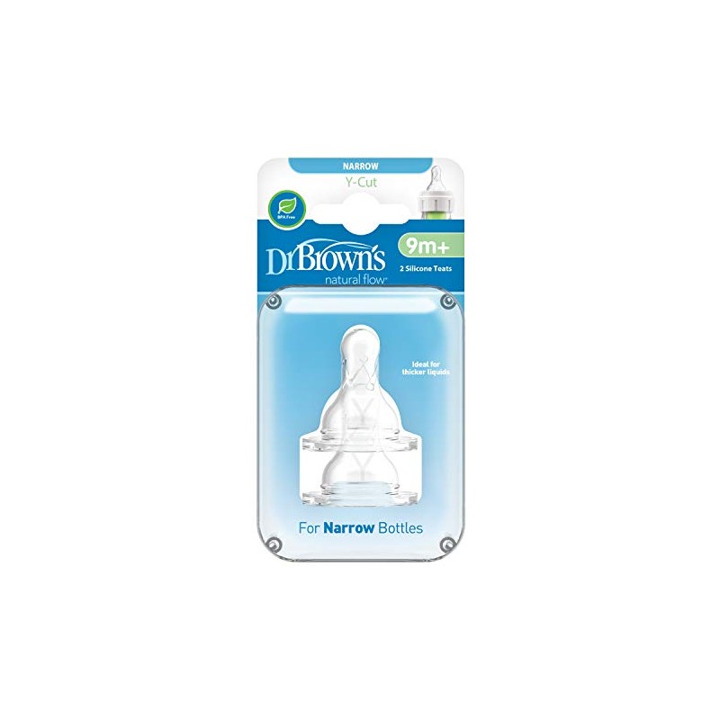 Dr. Brown's 2 Pack Natural Flow Y-Cut Standard Nipple