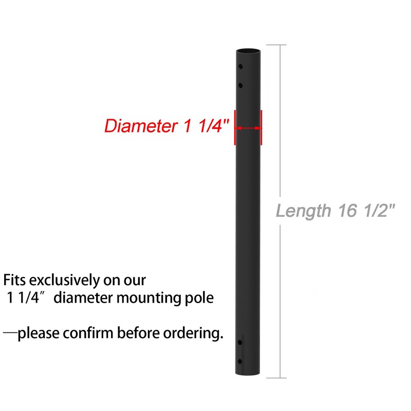 Extension Pole - Easy Installation, Solid Structure, Weather Proof (1