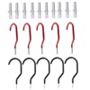 TEHAUX 10 Sets Bike Hooks Set for Wall Mounting Durable