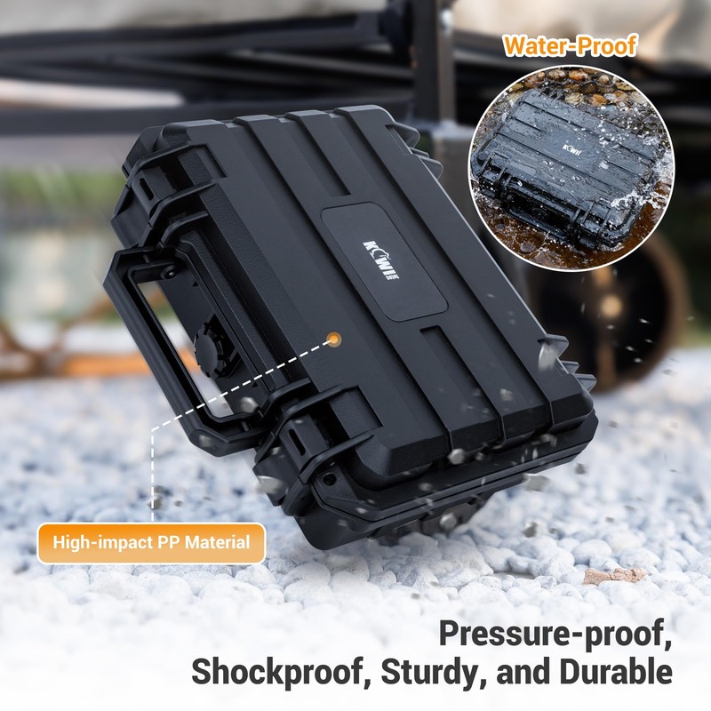 Solid OSMO Pocket 3 Case, Hard Shell Water-Resistant Case for