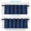RYB HOME Blackout Curtains for Bedroom - Small Window Treatment