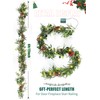 Brightown Christmas Garland with Lights, 6 Ft LED Battery Operated