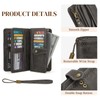 S-ZONE Women RFID Blocking Clutch Wallet Purse PU Leather with