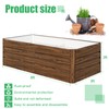 SnugNiture Galvanized Raised Garden Bed 6x3x2FT Outdoor Large Metal Planter