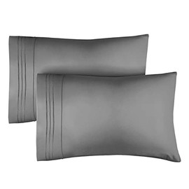 Queen Size Pillow Cases Set of 2 – Soft, Premium Quality Pillowcase Covers – Machine Washable Protectors – 20x26 & 20x30 Pillows for Sleeping 2 Piece - Queen Size Pillow Case Set