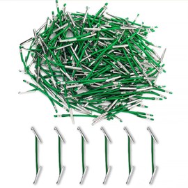 100 PCS Elastic Treasury Tags - Double-Ended Cord Paper Fasteners, Metal-Ended String Binders Office Fasteners for Organising Paper Documents