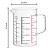 Glass Measuring Cup with Handle - 2 Cup, Ounce &