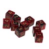 Yourandoll 20 Pieces Polyhedral Dice D6 Dice 16 mm Acrylic