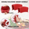 2 Pairs of Silicone Assist Hot Handle Holders - High