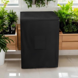 Deep Freezer Cover - Chest Freezer Dust Protector Waterproof,Oxford Fabric Wrap with Double Top Opening for Balcony Garden Patio Beverage Container