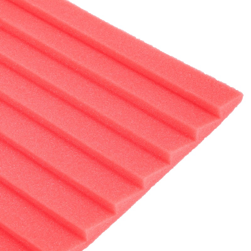12Pcs SoundAbsorption Panels 8 Grooves Triangle Acoustic Foam Sound Proof