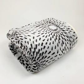 Sacred Thread Fleece Blanket 79"x95" – Reversible South Western Design, Vibrant Aztec Pattern for Home, Native American Style, Big Floral Firework, Boho Blanket Fireworks Brown Queen