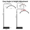 Lash Light for Eyelash Tech-Esthetician Ring Light, Half Moon Light