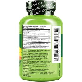 NATURELO Multivitamin for Men 50+ - One Daily, 60 Vegetarian Capsules | Vitamins, Minerals & Organic Whole Foods, Boost Energy and Health, Non-GMO