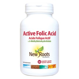 New Roots Active Folate 1000mcg with B6 and B12, 60 Tablets