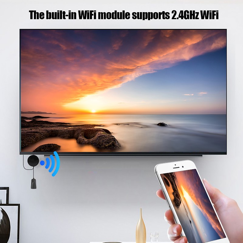 G6 1080P HDMI Wireless Dongle WiFi Display Wireless Receiver Mirroring