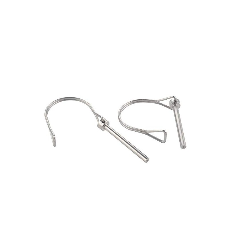 2 Pack Safety Coupler Pin 1/4" x 1.97"(6.3mm x 50mm),