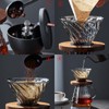 High Borosilicate Glass Hand Flushing Coffee Pot Drip Filtration Coffee