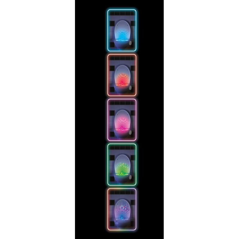 Toilet Disco Speaker, Motion Activated Light, Turn Your Late Night