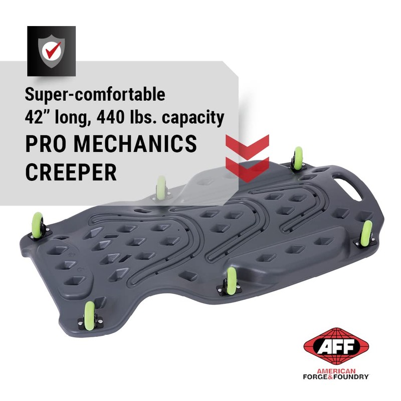 AFF Viking Mechanic's Creeper - Low Profile Ergonomic Design with