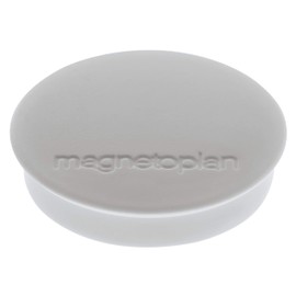 'Magnetoplan 1664201 Discofix Round Magnet, Standard, Grey