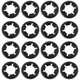 YINETTECH 100Pcs Lawn Mower Front Wheel Retaining Push On Washers Compatible with Mac Allister 10x18.5x0.4mm