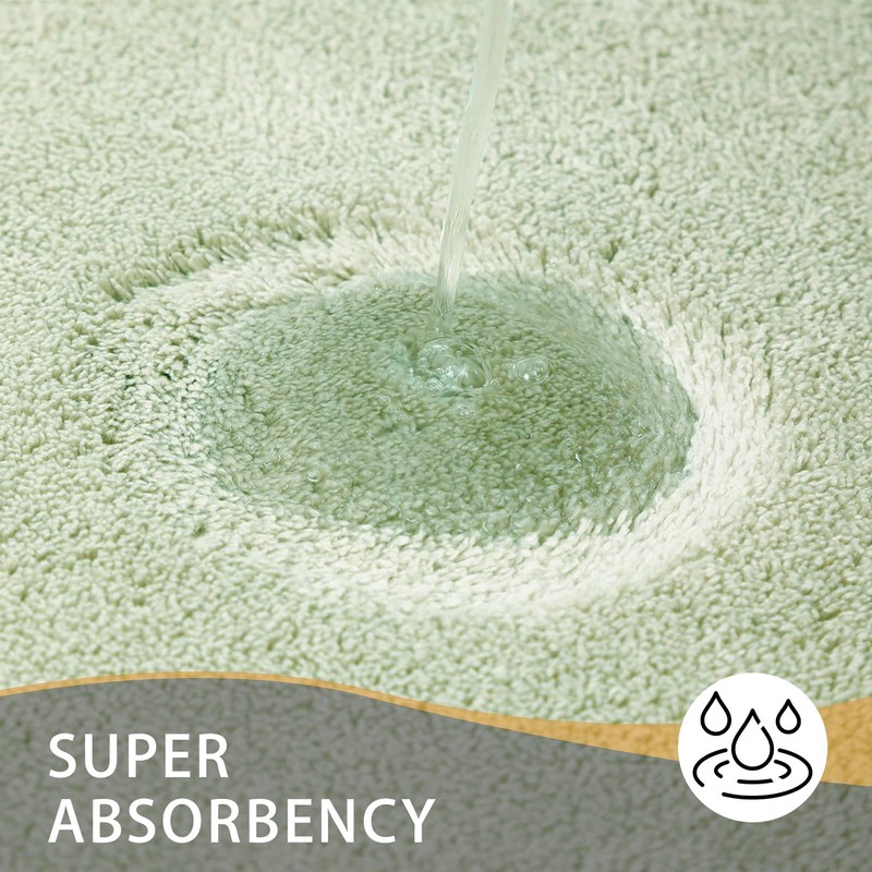 Bathroom Rugs Sets 2 Piece - Thick Memory Foam Bath