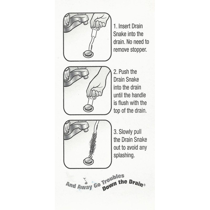 (2) Twin Pack Roto Rooter Plumbing Drain Snake Hair Clog