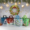 Aviski 8PCS Christmas Gift Bags,Christmas Tote Bags with Handles, Christmas