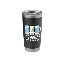 Guatemala Cerveza Por Favor Chapin Beer Quetzal Antigua Stainless Steel Insulated Tumbler