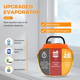 BEAMNOVA Power Car Steamer for Auto Detailing High Pressure Handheld Steam Cleaner with 1.4L 0.37Gal Water Tank 2500W Portable Electric Steam Cleaning Machine Home Use Kitchen Floors Tools