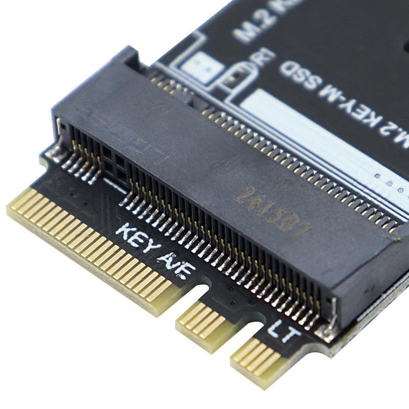 POFET Nvme Adapter, M2 KEY A/E to NVME Converter Card