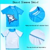Boys Rash Guard Swimsuit UPF 50+ UV Short Sleeve Shark