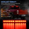 Nilight 24LED Emergency Strobe Traffic Advisor Light Bar 2 in