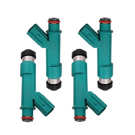 Germban 23250-28080 - Juego de 4 inyectores de combustible de repuesto para Toyota Camry 04-09, Corolla Matrix 09-13, Highlander 04-07, RAV4 Solara 04-08, para Scion tC 05-10, xB 08-15 2.4L L4