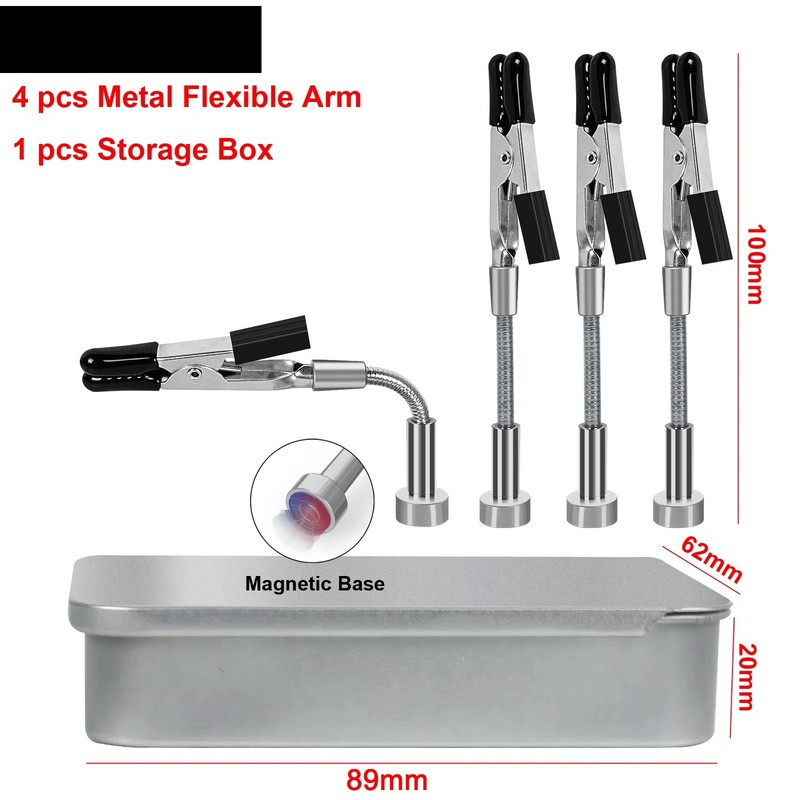 Magnetic Soldering Helping Hands for PCB Repair – Flexible Adjustable