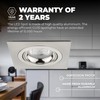 Ledvion Seville LED Recessed Spotlight, Stainless Steel, 5 W, 2700