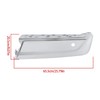 labwork Right Side Rear Bumper Chrome End Cap Replacement for