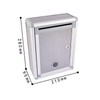 Colcolo Suggestion Box with Lock Organizer Ballot Box Multifunctional Mailbox