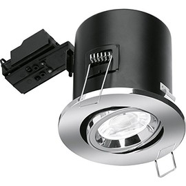 enlite Adjustable Fire Rated GU10 Downlight EN-FD102PC Chrome
