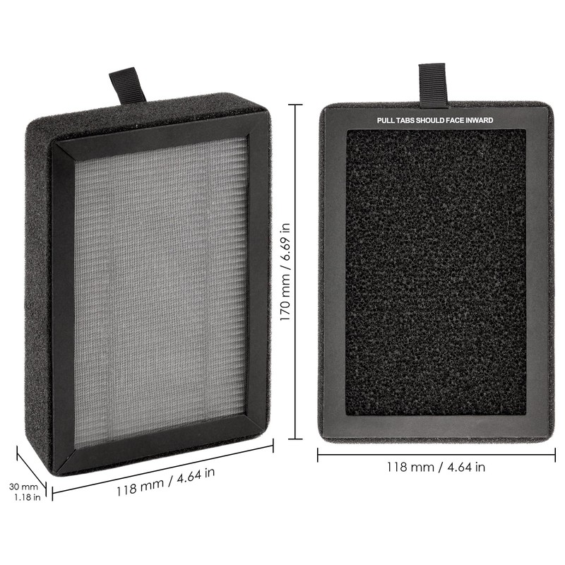 2 Pack LV-H128 Replacement Filter Compatible with LEVOIT LV-H128/ ROVACS