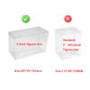 WICAREYO Box Protector for 2-Pack Figures, 5pcs Protector Case Sleeve