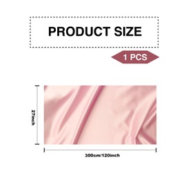 KGDUYC Boho Gauze Cheesecloth Dusty Pink Table Runner 27 x 120 Inches Kitchen Table Decoration Indoor Holiday Wedding Party Birthday Decor