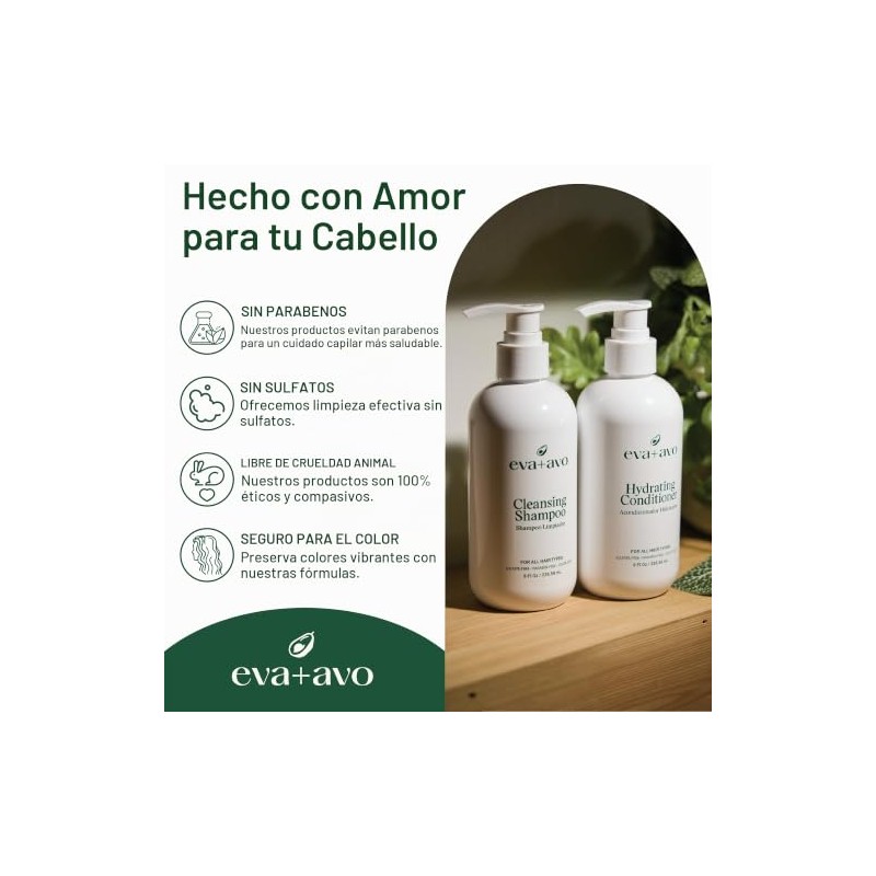 EVA AVO Dúo de Champú Acondicionador