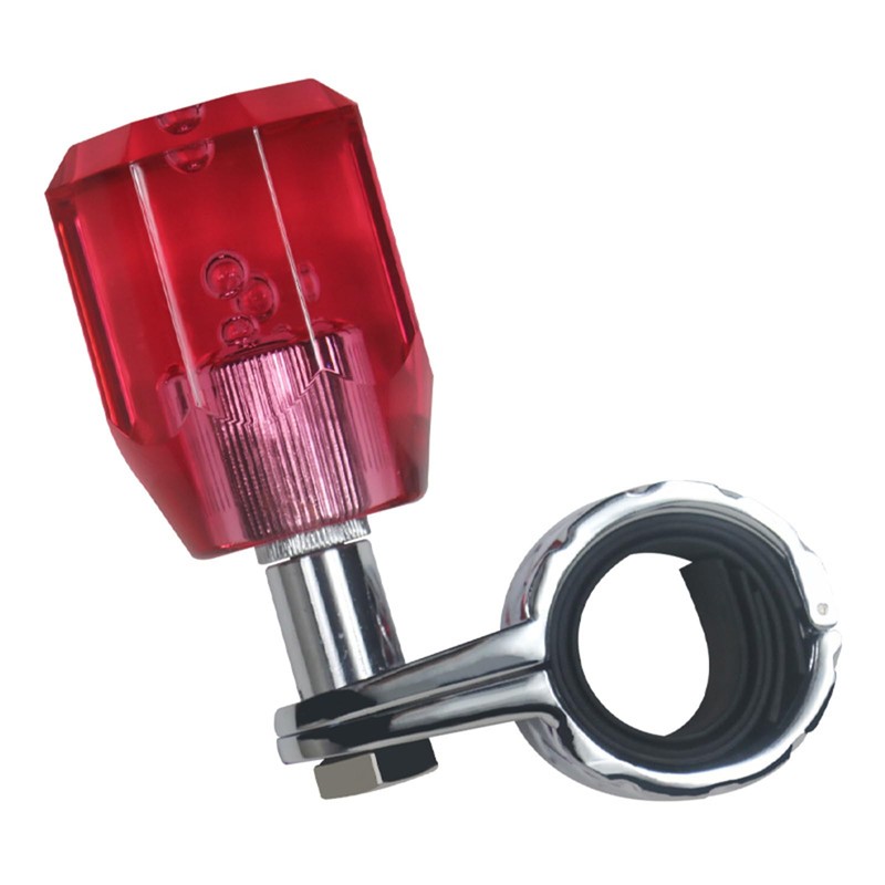 EOHMAK Car Steering Wheel Spinner Knob Acrylic Crystal Steering Wheel
