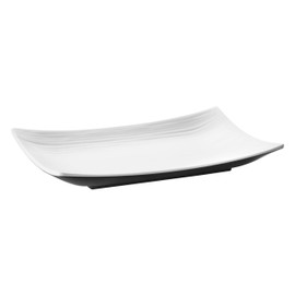 Lacor Rectangular Melamine Fuji Tray, White, 29 x 18 x 3 cm