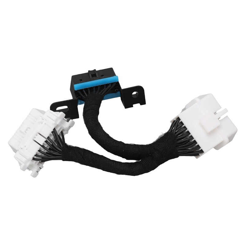 0.15m 16Pin OBD2 Splitter Extension Y Cable Male to Dual