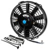 DNA Motoring 9 Inch High Performace Electric Cooling Slim Radiator