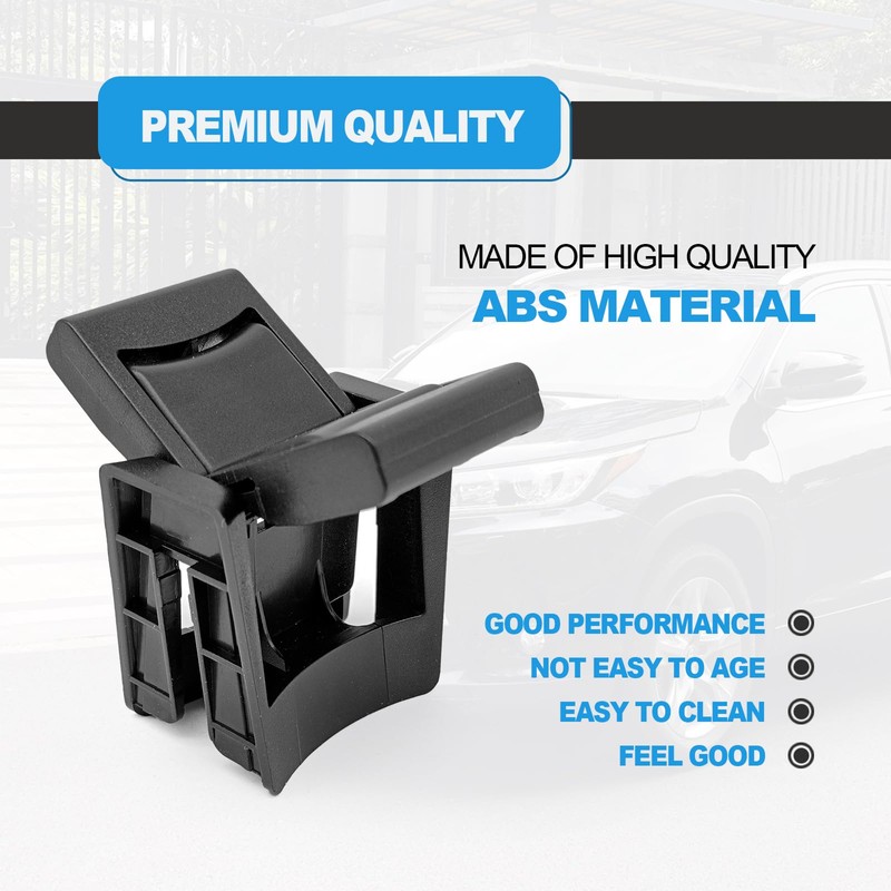 CmeRto Cup Holder Insert Divider, Compatible with 2014-2019 Toyota Highlander,