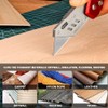 HAUTMEC 100 Pack Utility Knife Blades, Standard Box Cutter Blades